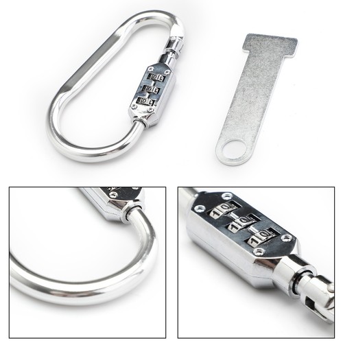 Motorrad chrome helmschloss - chrome,