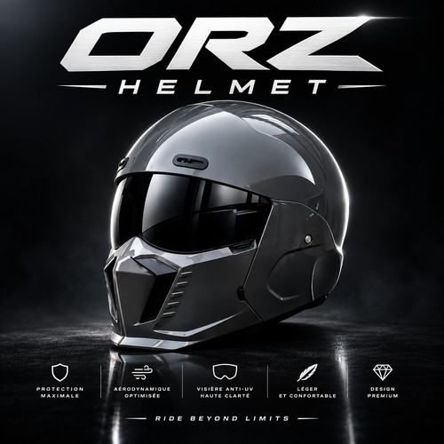 Motorradhelm orz doppelform - doppelform, &